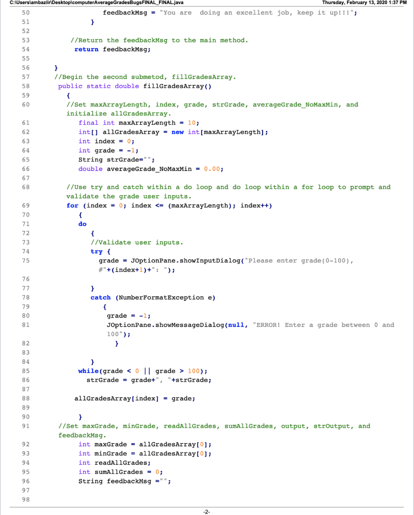 Solved For this activity you are required to perform static | Chegg.com