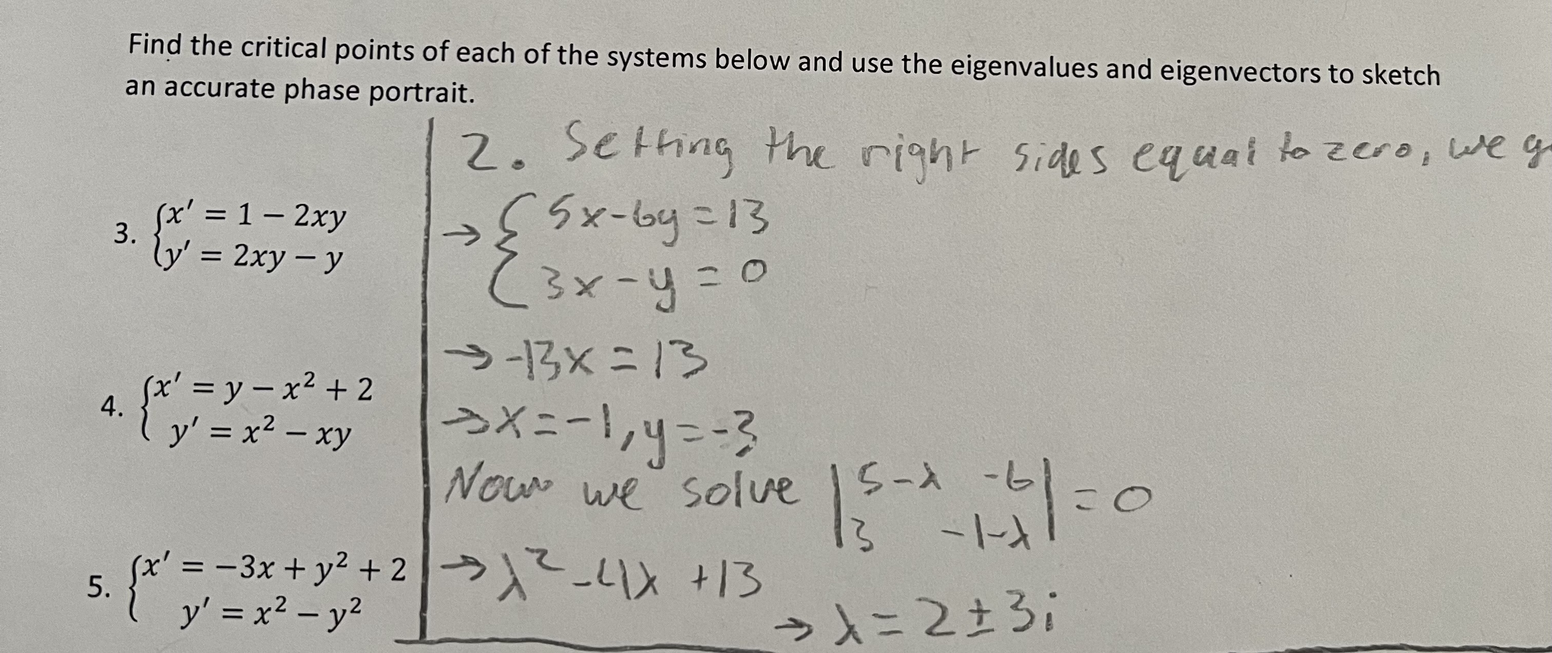 solved-find-the-critical-points-of-each-of-the-systems-below-chegg