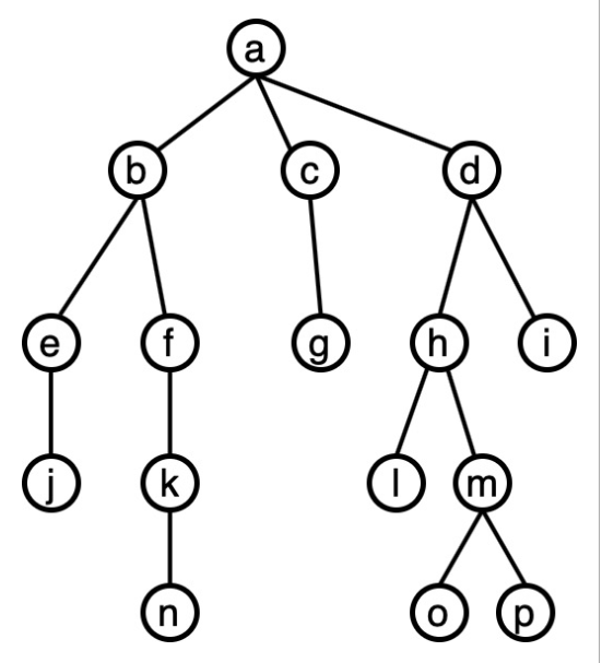 Solved Consider the rooted tree with root a illustrated | Chegg.com