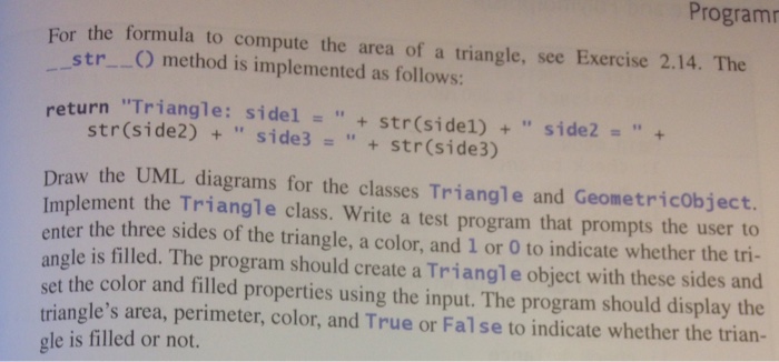 Solved PROGRAMMING EXERCISES Sections 12.2-12.6 12.1 (The | Chegg.com