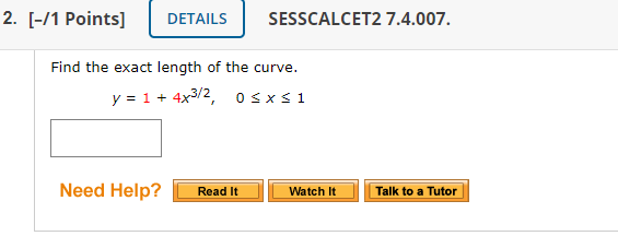 solved-find-the-exact-length-of-the-curve-y-1-4x3-2-0-chegg