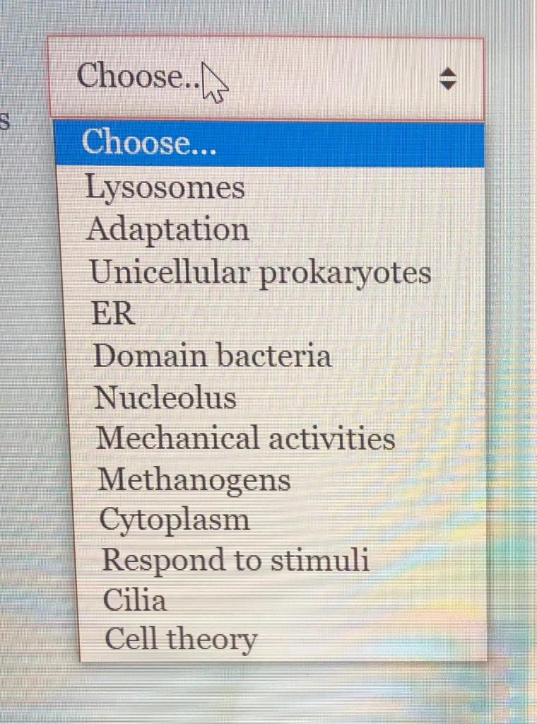 Solved Fill in the blanks from | Chegg.com