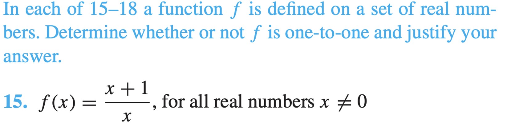 Solved f(x)=x+1x, ﻿for all real numbers x≠0 | Chegg.com