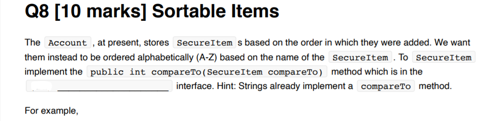 Solved Q1: [5 marks] Cryptography Interface To support | Chegg.com