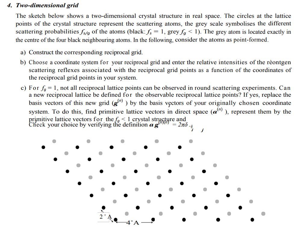 Solved Two-dimensional gridThe sketch below shows a | Chegg.com