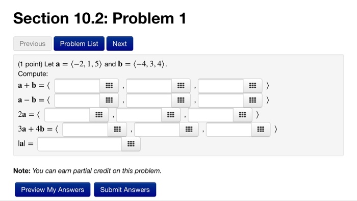 Solved Section 10.2: Problem 1 Previous Problem List Next (1 | Chegg.com