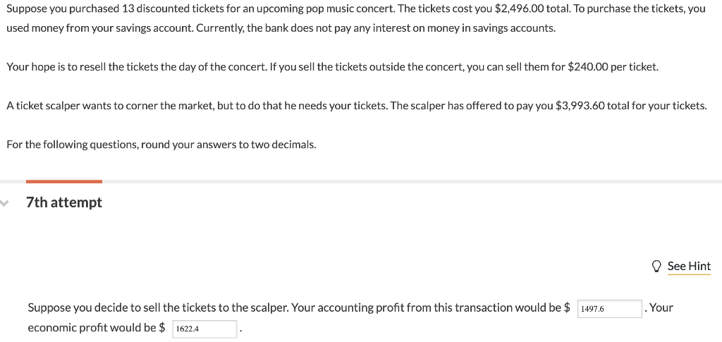 Solved Suppose you purchased 13 discounted tickets for an | Chegg.com