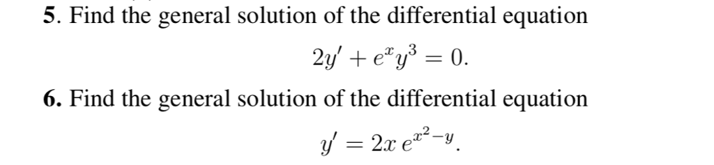 Solved 5. Find the general solution of the differential | Chegg.com