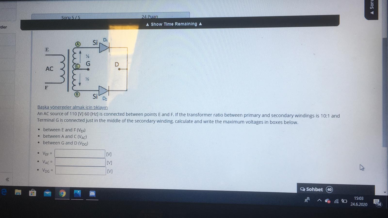 Solved A Sort Soru 5 5 24 Puan A Show Time Remaining A E Chegg Com