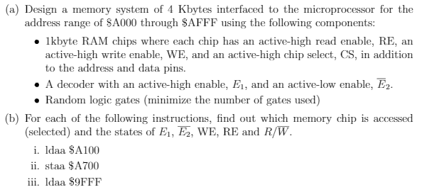 Solved In this homework, consider a computer system with a | Chegg.com
