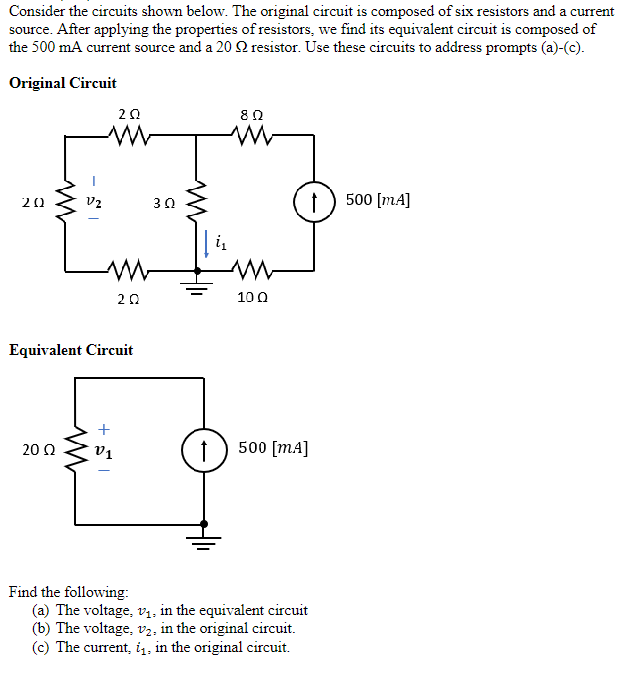 [solved] Consider The Circuits Shown Below The Original