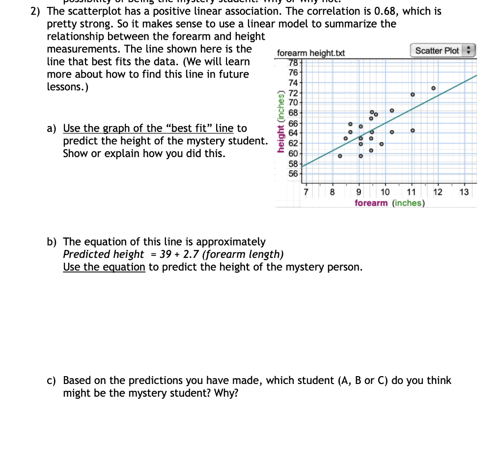 Lesson 10 2 Fitting A Linear Model To Data - FitnessRetro