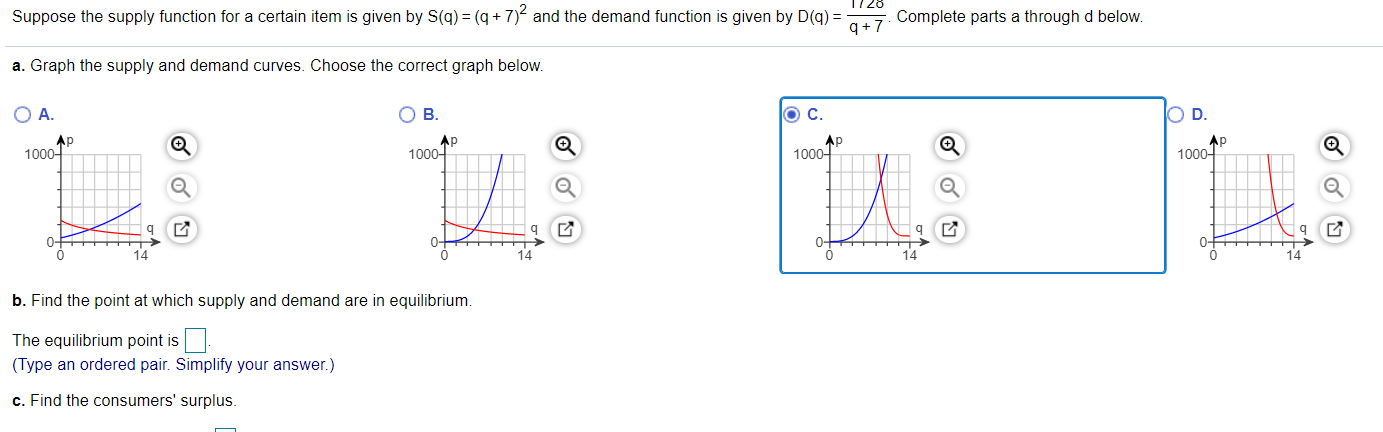 Solved Suppose the supply function for a certain item is | Chegg.com