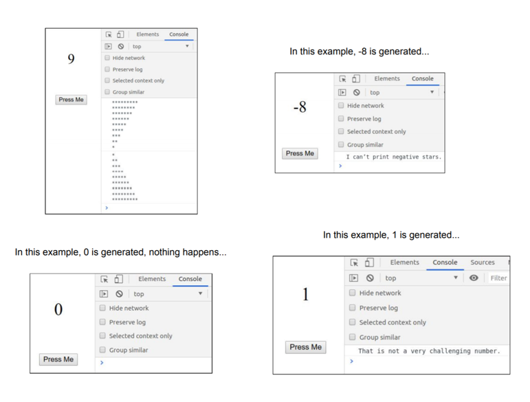 Solved Javascript I must write a program that will loop | Chegg.com