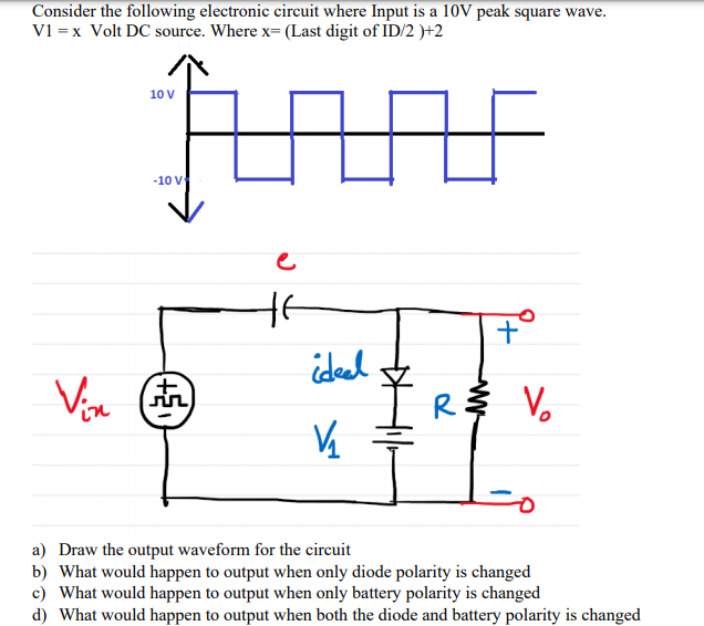 Solved Last digit of my Id is 5. so X= 4.5 Need it in the | Chegg.com