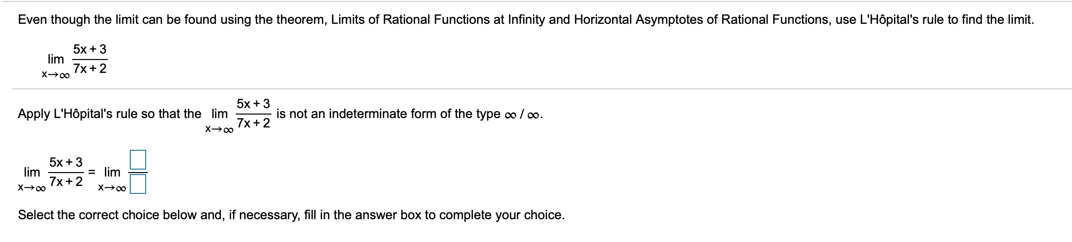 Solved Even though the limit can be found using the theorem, | Chegg.com