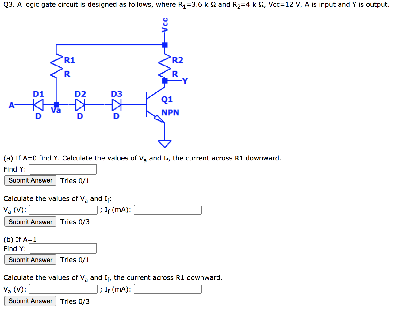 Solved Q3 A Logic Gate Circuit Is Designed As Follows W Chegg Com