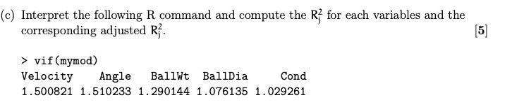(c) Interpret the following R command and compute the | Chegg.com
