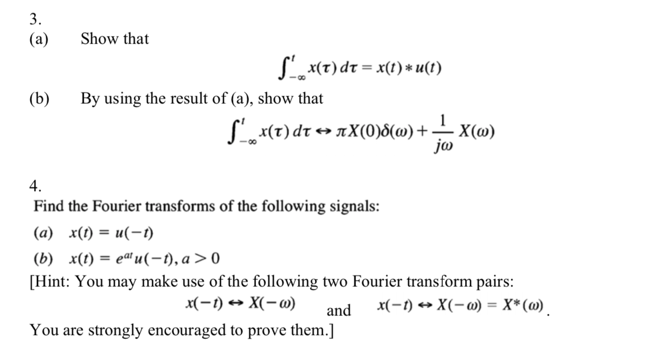 Solved 3 A Show That B L A R T Dt X T U T By Chegg Com