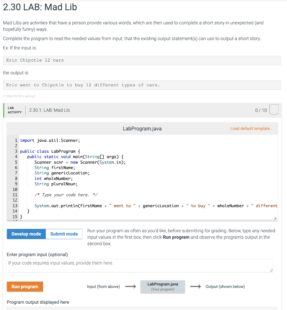 solved-mad-libs-are-activities-that-have-a-person-provide-chegg