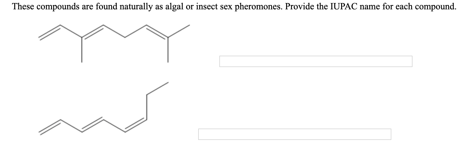 Solved These Compounds Are Found Naturally As Algal Or 3839