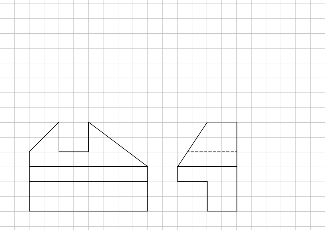 Solved PLEASE COMPLETE THE 3RD MISSING MULTI-VIEW (TOP | Chegg.com