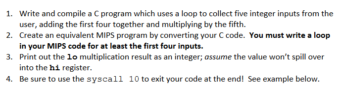 Solved 1. Write and compile a C program which uses a loop to | Chegg.com