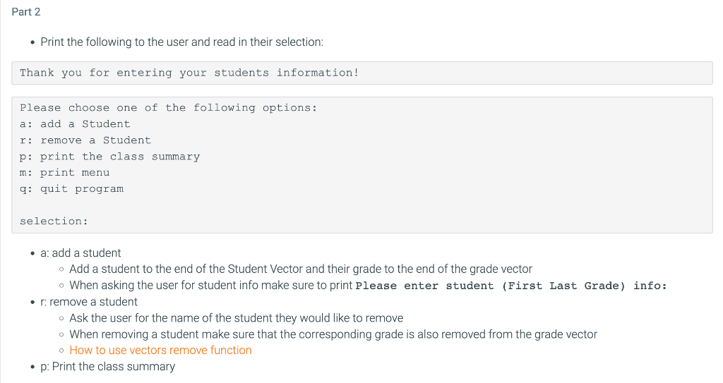 Can I have help with this? If someone can write the | Chegg.com