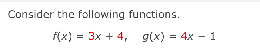 Solved A.) Find (f of g)(x), and its domain (in interval | Chegg.com