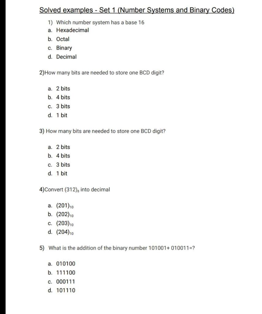 Octal Number System - Meaning, Conversion, Solved Examples, Practice  Questions