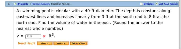 18 ft diameter pool