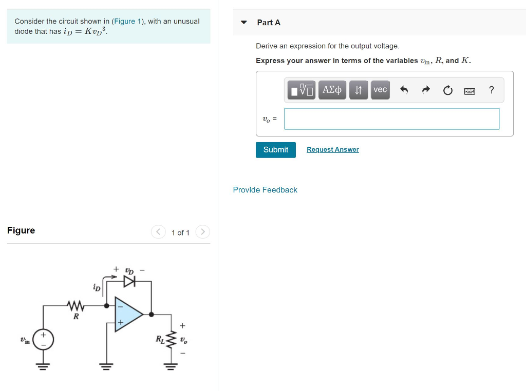 Solved Consider The Circuit Shown In (Figure 1), With An | Chegg.com