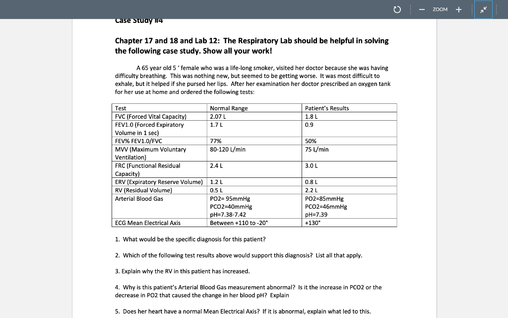 Solved Case Study #4 Chapter 17 and 18 and Lab 12: The | Chegg.com