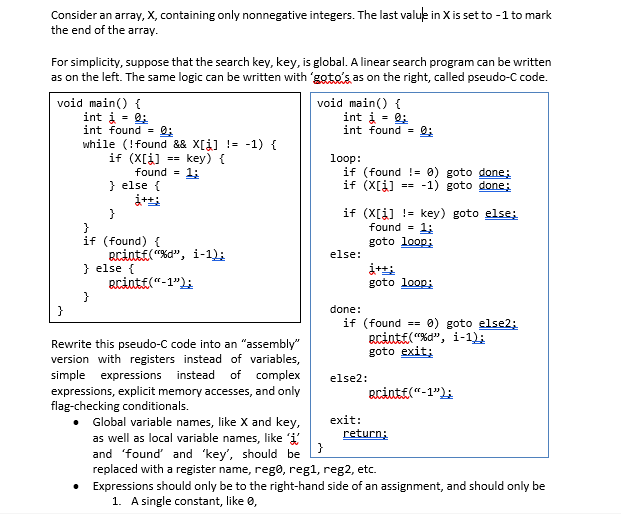 Solved Consider an array, X, containing only nonnegative | Chegg.com