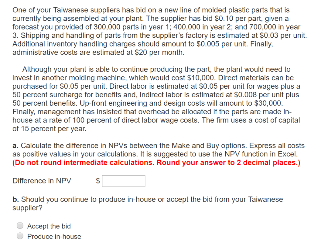 solved-one-of-your-taiwanese-suppliers-has-bid-on-a-new-line-chegg