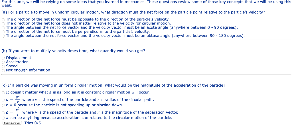 Solved For This Unit We Will Be Relying On Some Ideas That 