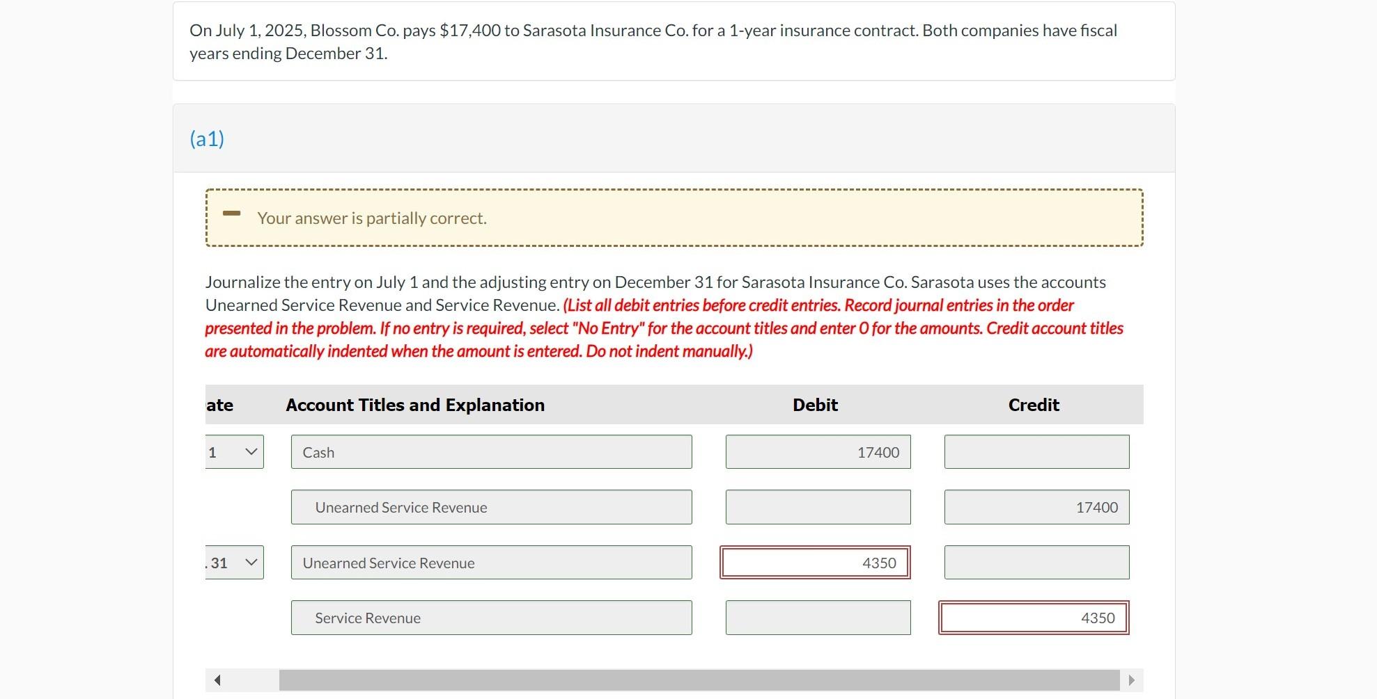 Solved On July 1, 2025, Swifty Co. pays \12,000 to Blossom