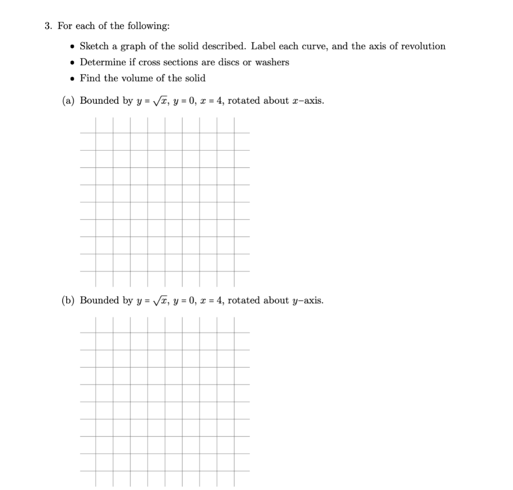 Solved 3. For each of the following: - Sketch a graph of the | Chegg.com