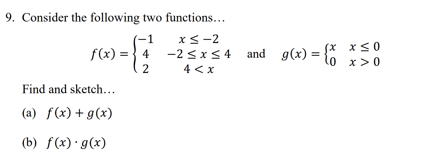 Solved Consider the following two | Chegg.com