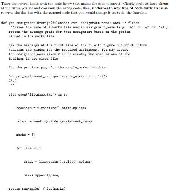 Solved here are several issues with the code below that | Chegg.com