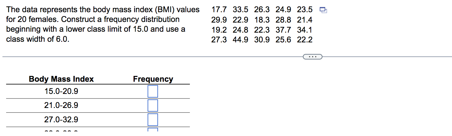 Solved Begin Array Llllll Text The Data Represents Chegg Com