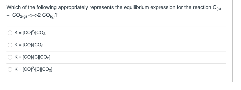 Solved Which of the following appropriately represents the | Chegg.com