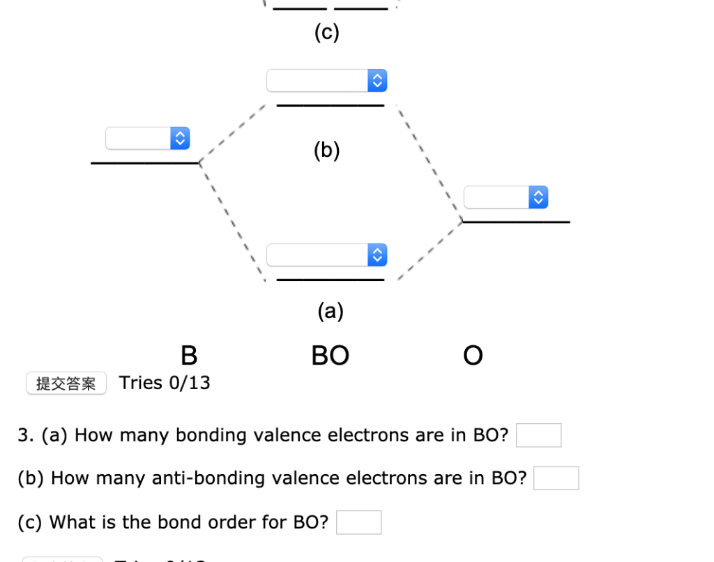 Mo Diagram For Bo