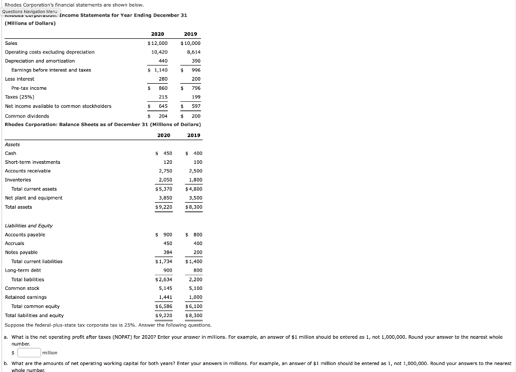 solved-a-what-is-the-net-operating-profit-after-taxes-chegg