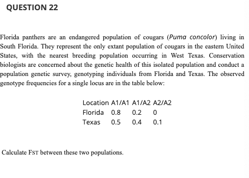 puma population