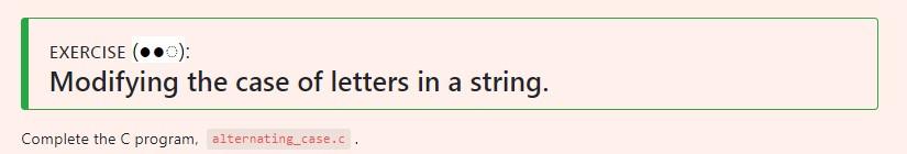 Solved Modifying the case of letters in a string.Your job is | Chegg.com