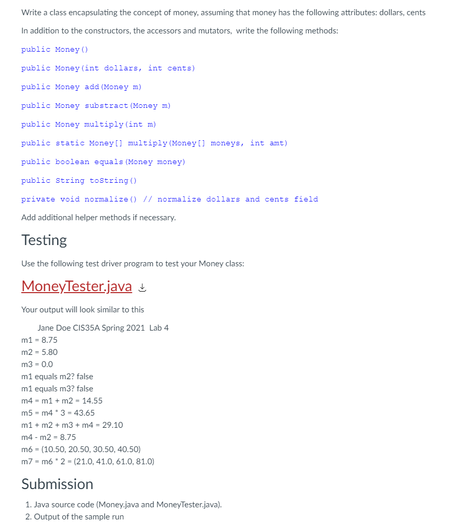 Solved ANSWER IN JAVA RIGHT CLICK AND OPEN IN NEW TAB TO | Chegg.com