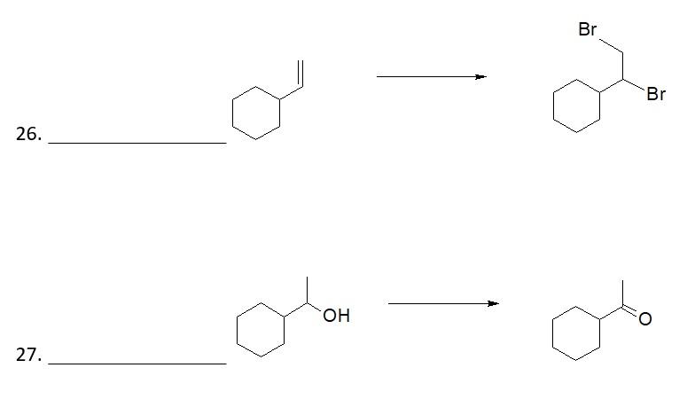 Solved For each of the following reaction setups perform | Chegg.com