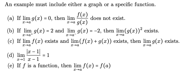 Solved Consider the following mathematical statements. | Chegg.com