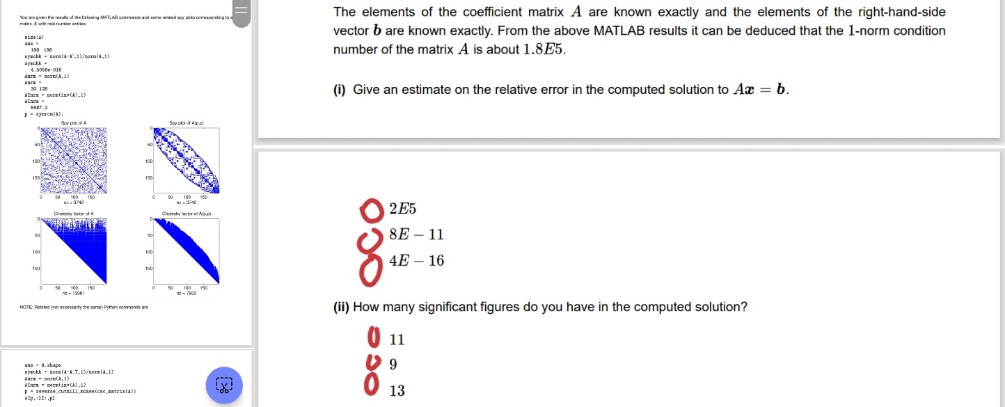 Solved The elements of the coefficient matrix \( ﻿A \) ﻿are | Chegg.com